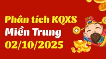 Phân tích XSMT 2/10/2025 - Thống kê Xổ Số Miền Trung hôm nay 2/10/2025