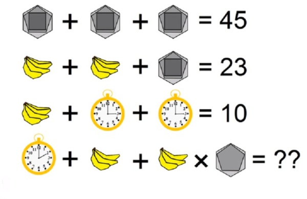 Đố Bạn có thể giải phép toán này trong 1 phút?