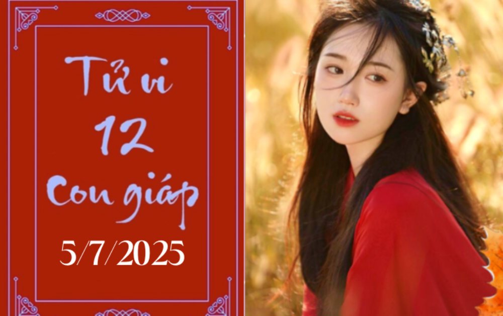 Tử vi 12 con giáp ngày 5/7/2025: Thìn khó khăn, Dậu ổn định