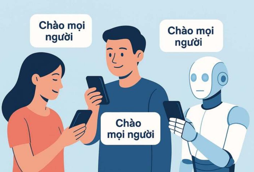 ‘‘Chào mọi người’’- chúng ta đã ‘‘máy hóa’’ đến mức câu chào cũng vô cảm như AI?