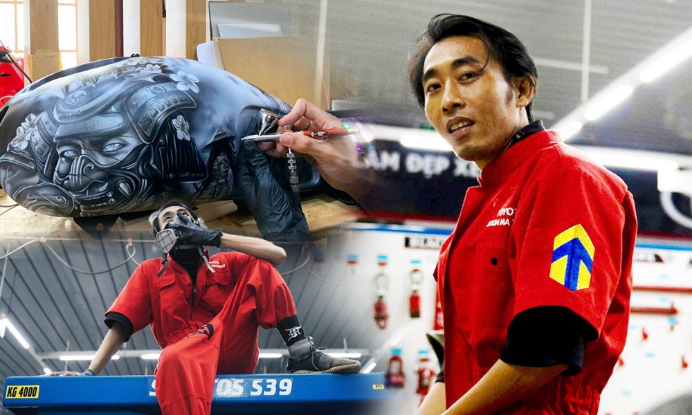 'Phù thuỷ' airbrush và hành trình vẽ giấc mơ bằng áp lực khí