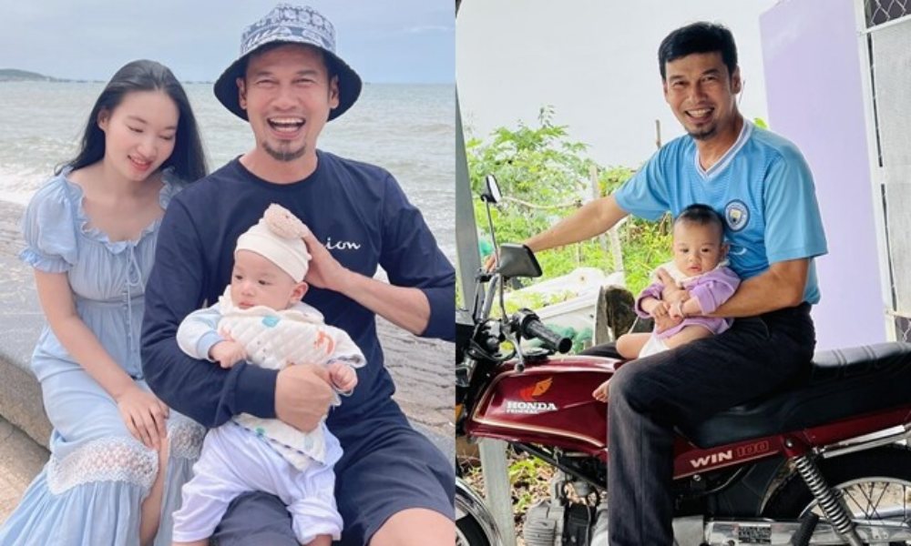 Sao Việt 24h: Nam diễn viên có con đầu lòng ở tuổi 52 tươi rói khi lên đồ cùng quý tử, nhóc tì giống bố y đúc