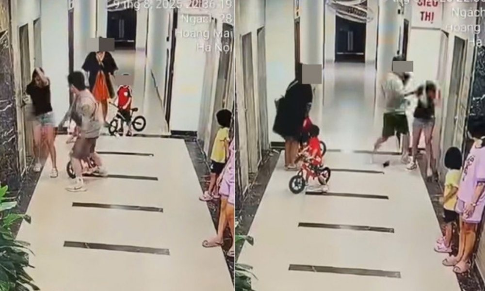 Clip người phụ nữ bị đánh dã man ở chung cư Hà Nội: Nam thanh niên đã bị bắt
