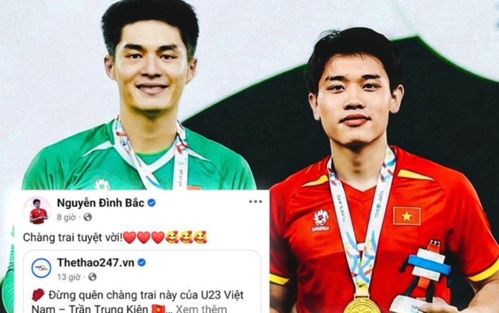 Đình Bắc an ủi Trung Kiên đầy ngọt ngào, dàn sao U23 Việt Nam thay nhau động viên thủ thành hot boy