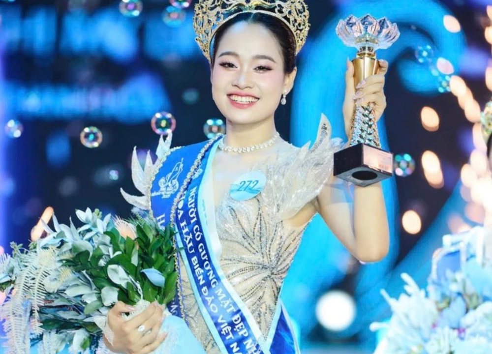 Người đẹp Thanh Hóa Nguyễn Thị Mỹ Linh đăng quang Hoa hậu Biển đảo Việt Nam 2025