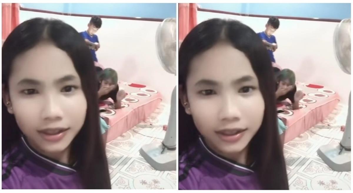 Clip cậu bé đẩy xe bò gây chú ý trên TikTok