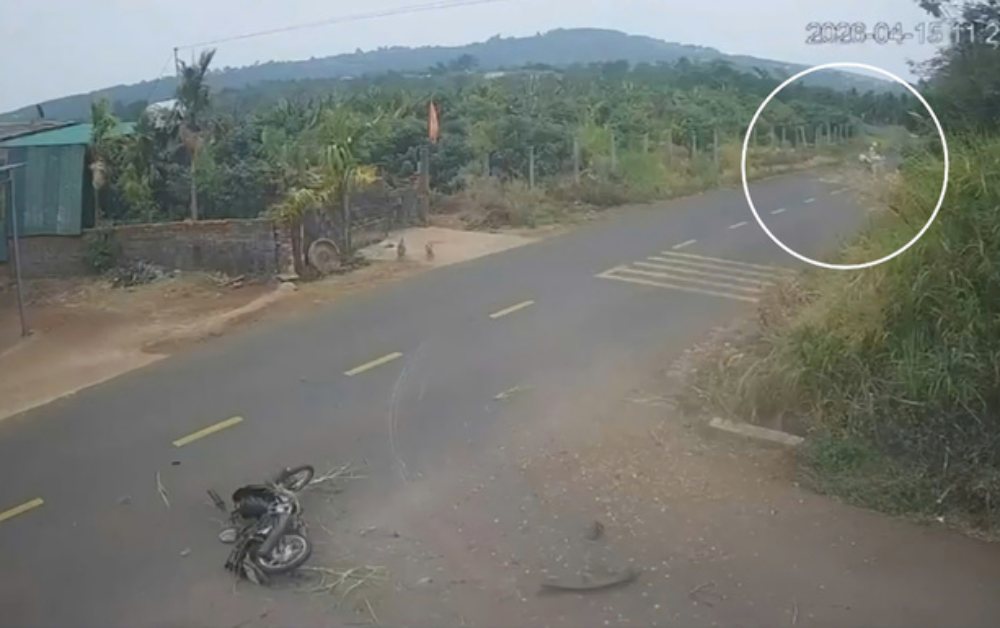 Điều tra clip nam sinh Đắk Lắk gặp tai nạn, xe máy phía sau quay đầu rời đi