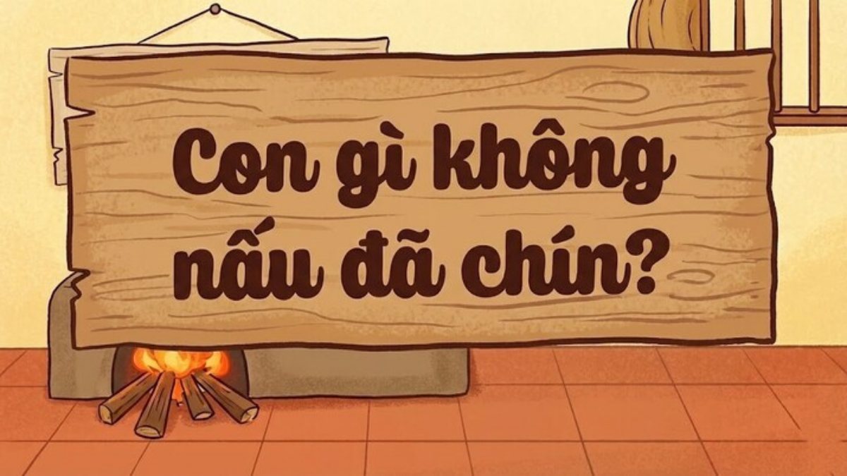 Đố bạn, con gì không nấu đã chín?