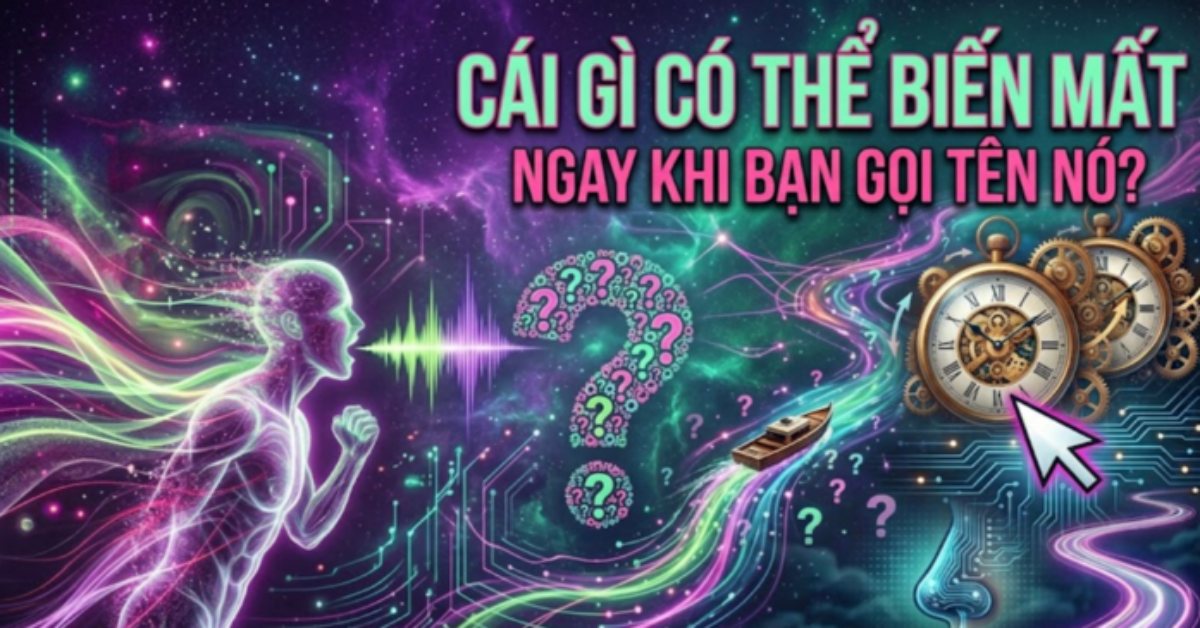 Cái gì có thể biến mất ngay khi bạn gọi tên nó?