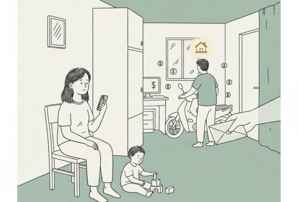 Mẹ tôi muốn cho tiền để con rể đỡ vất vả