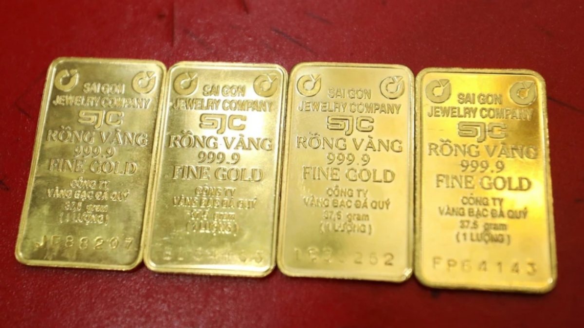 Giá vàng miếng sáng 23/2 tăng 3,6 triệu đồng/lượng