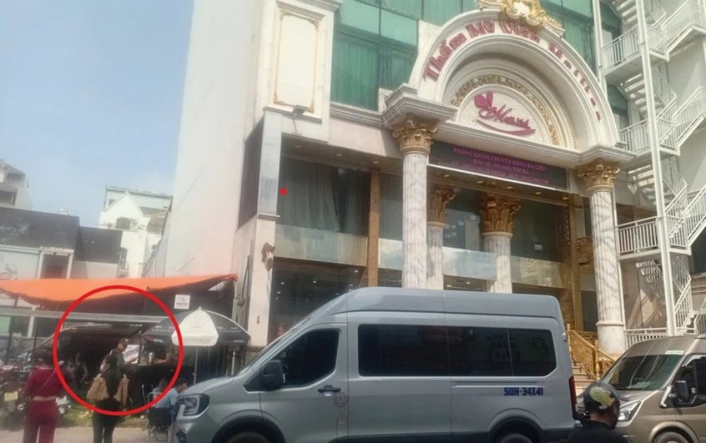 Công an có mặt trước trụ sở thẩm mỹ viện Mailisa ở TP.HCM