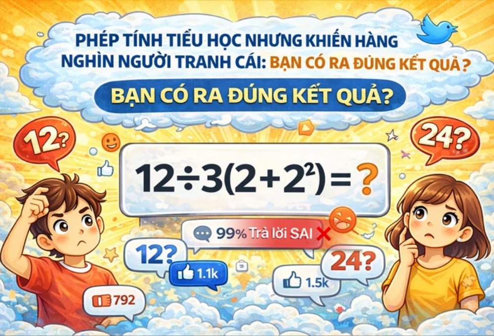 Phép tính 99% người chơi trả lời sai