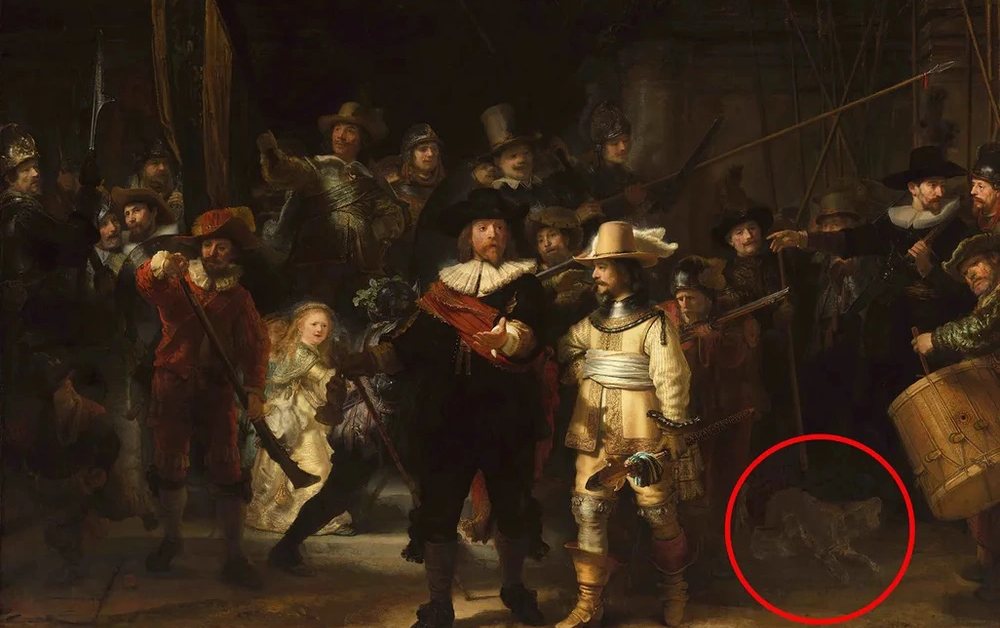 Giải mã bí ẩn về chú chó trong kiệt tác của Rembrandt