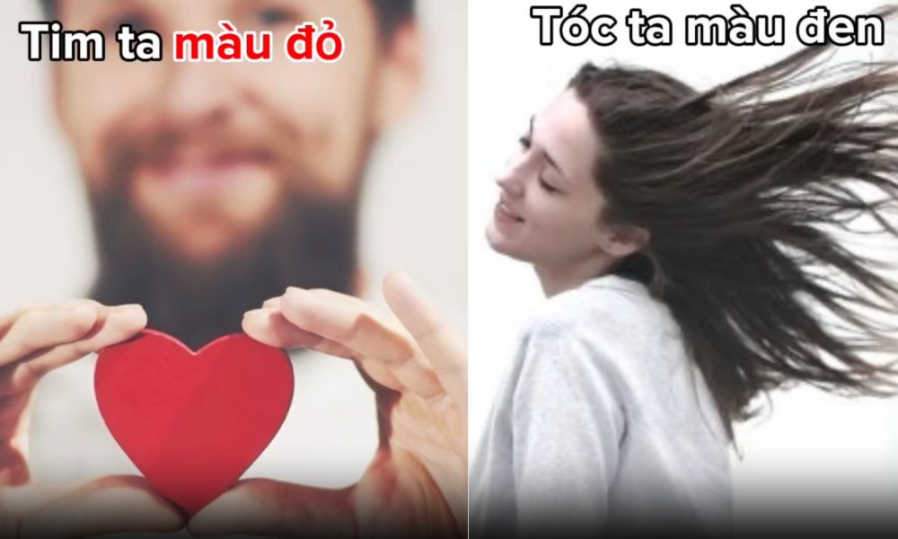 Trend “Tóc ta màu đen, tim ta màu đỏ”