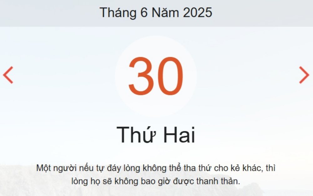 Lịch âm 30/6 - Âm lịch hôm nay 30/6 - lịch vạn niên ngày 30/6/2025