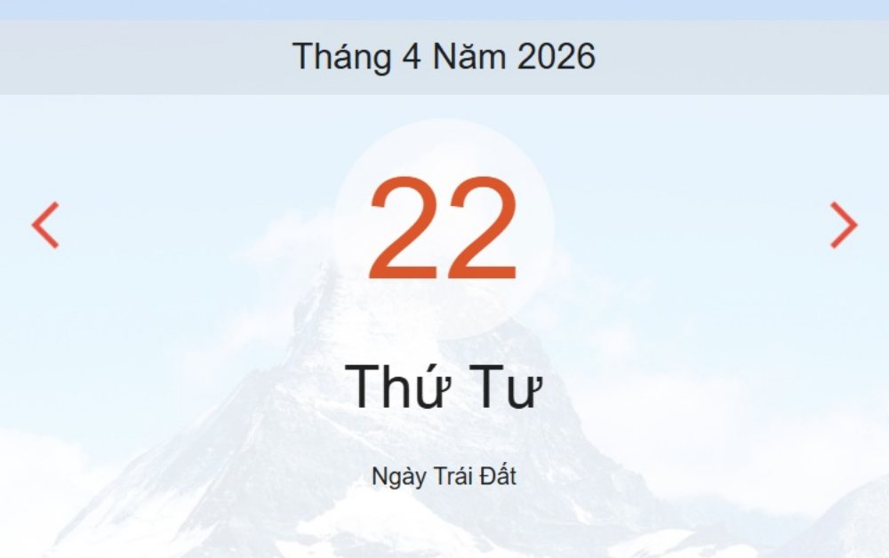 Xem ngay lịch âm dương hôm nay 22/04