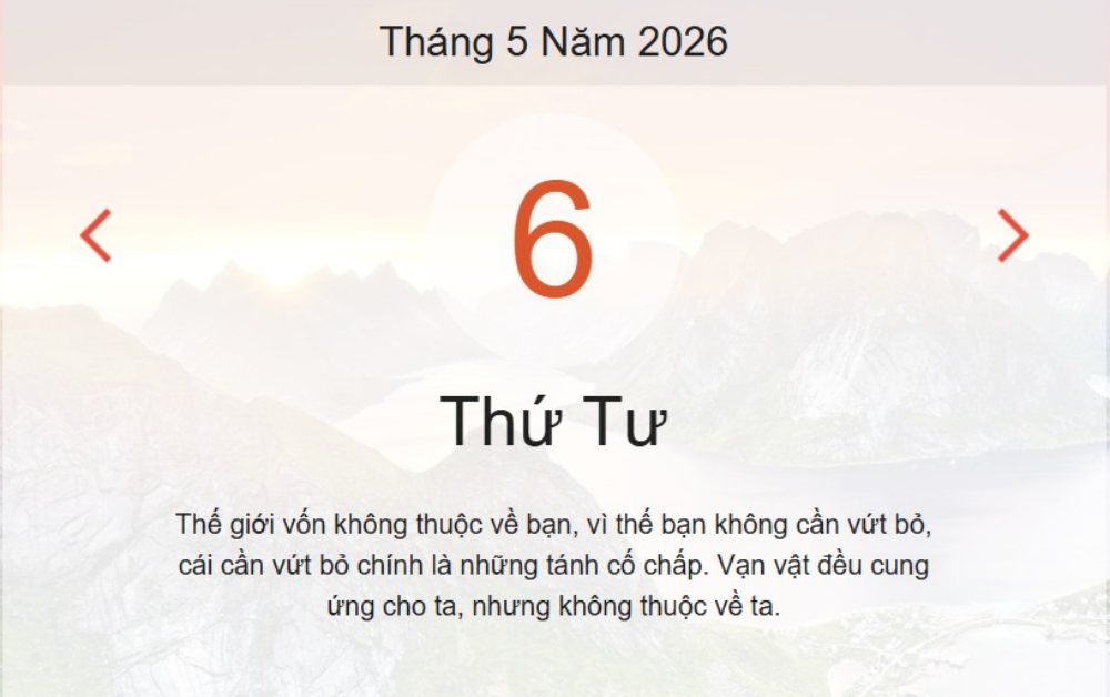 Xem ngay lịch âm dương hôm nay 06/05