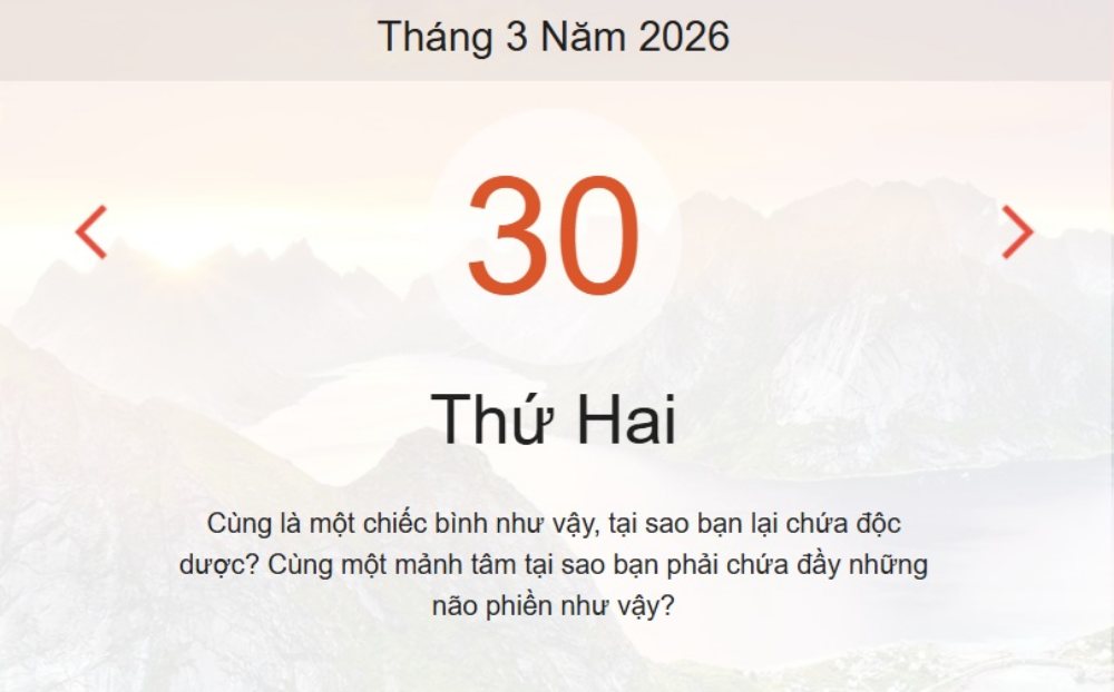 Xem ngay lịch âm dương hôm nay 30/3
