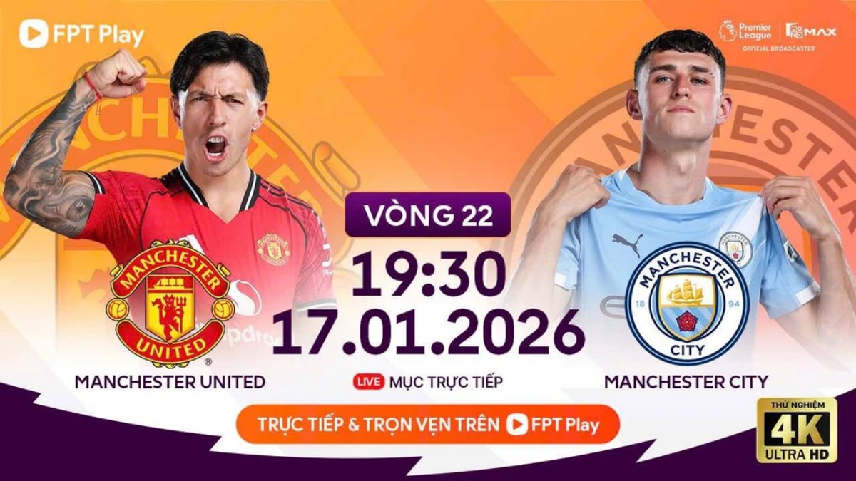 TRỰC TIẾP bóng đá MU vs Man City 19h30 hôm nay, xem Ngoại hạng Anh vòng 22