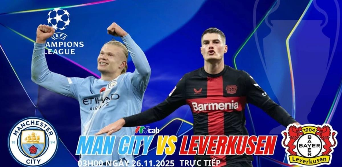 Nhận định Manchester City vs Bayer Leverkusen 03h00 ngày 26/11, Champions League