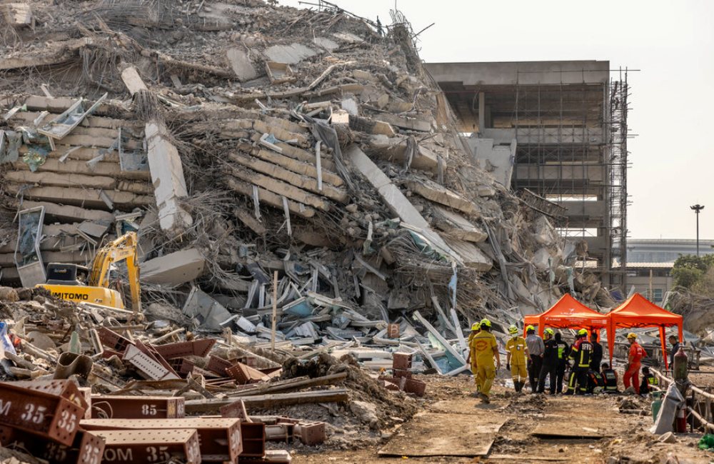 40 constructions workers not accounted for in when this building collapsed in Bangkok earthquake