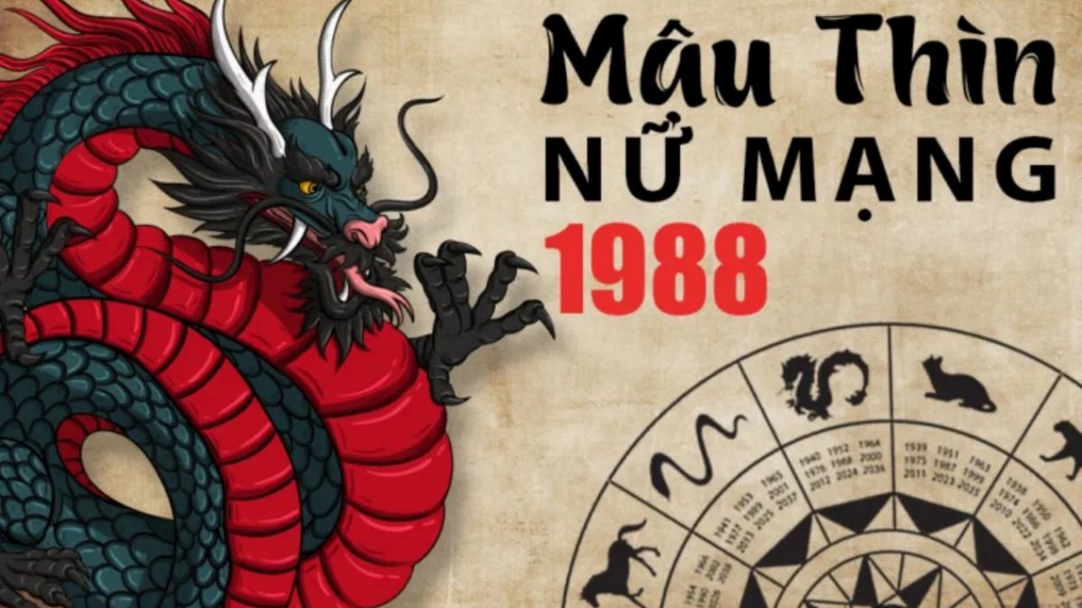 Tử vi tuổi Mậu Thìn 1988 nữ mạng năm 2026 (Bính Ngọ)