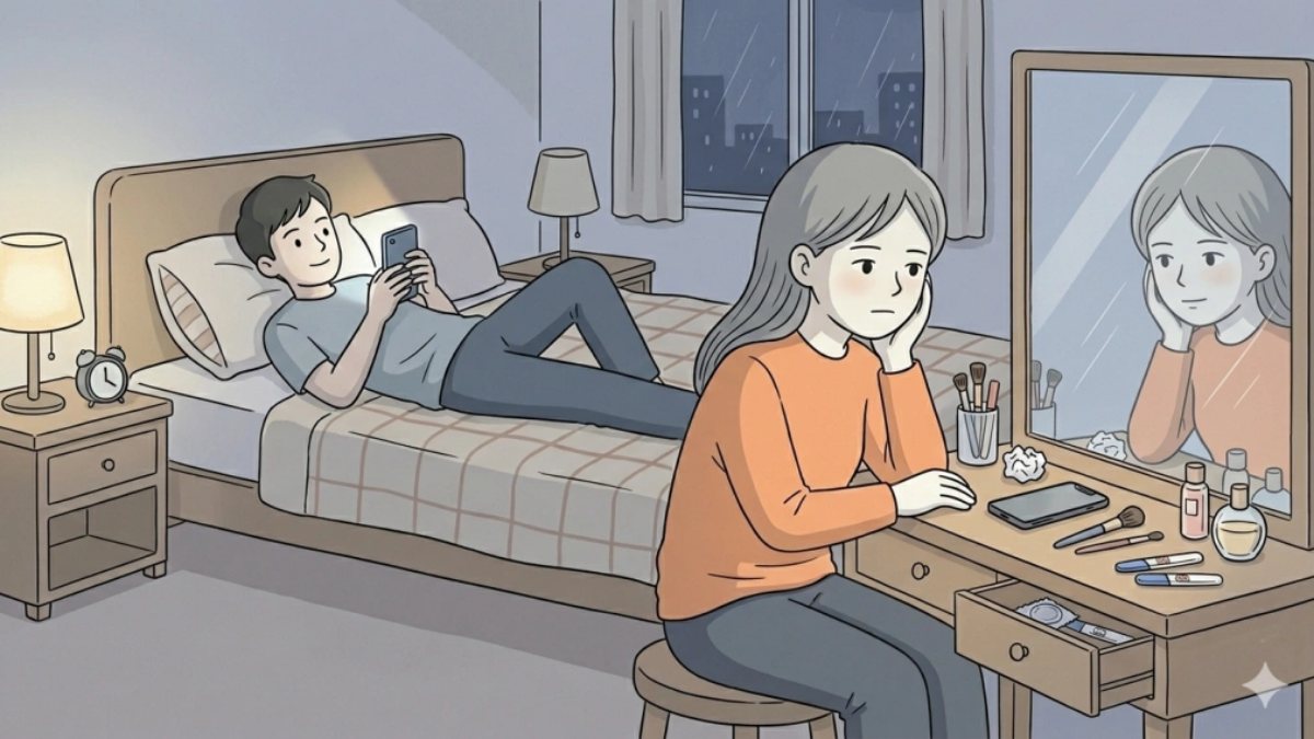 Chồng nói chỉ nhắn tin “hỏi giá” cho vui, người vợ rơi vào trạng thái nghi ngờ kéo dài