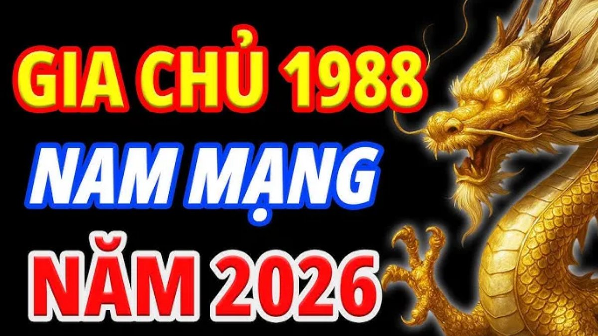 Tử vi tuổi Mậu Thìn 1988 nam mạng năm 2026
