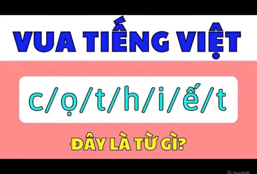 Câu đố chữ khiến nhiều người 'à lên' sau vài giây suy nghĩ