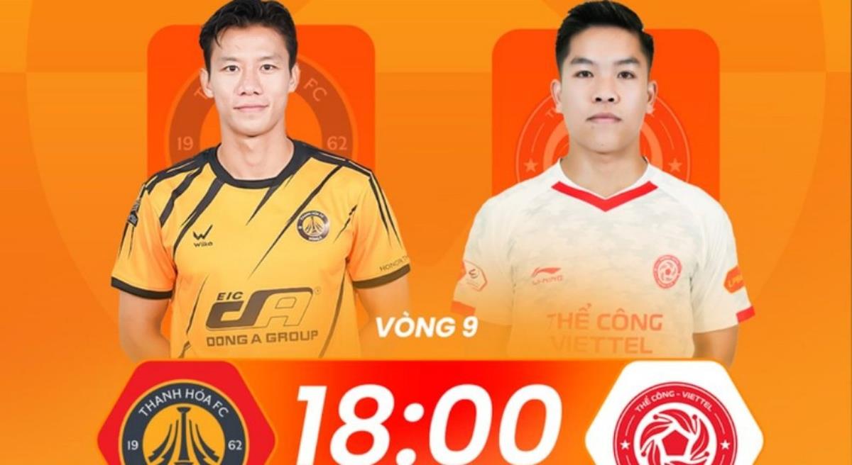 Xem trực tiếp Thanh Hóa vs Thể Công, vòng 9 V.League trên kênh nào?