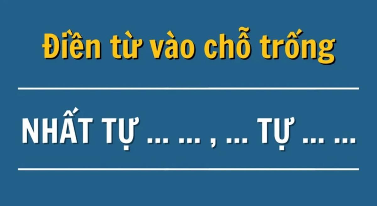 Chỉ bậc 'cao nhân thành ngữ' mới đủ sức vượt qua thử thách này