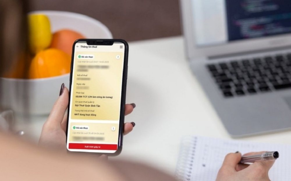 Cách khắc phục lỗi cập nhật mã số thuế trên VNeID bị từ chối