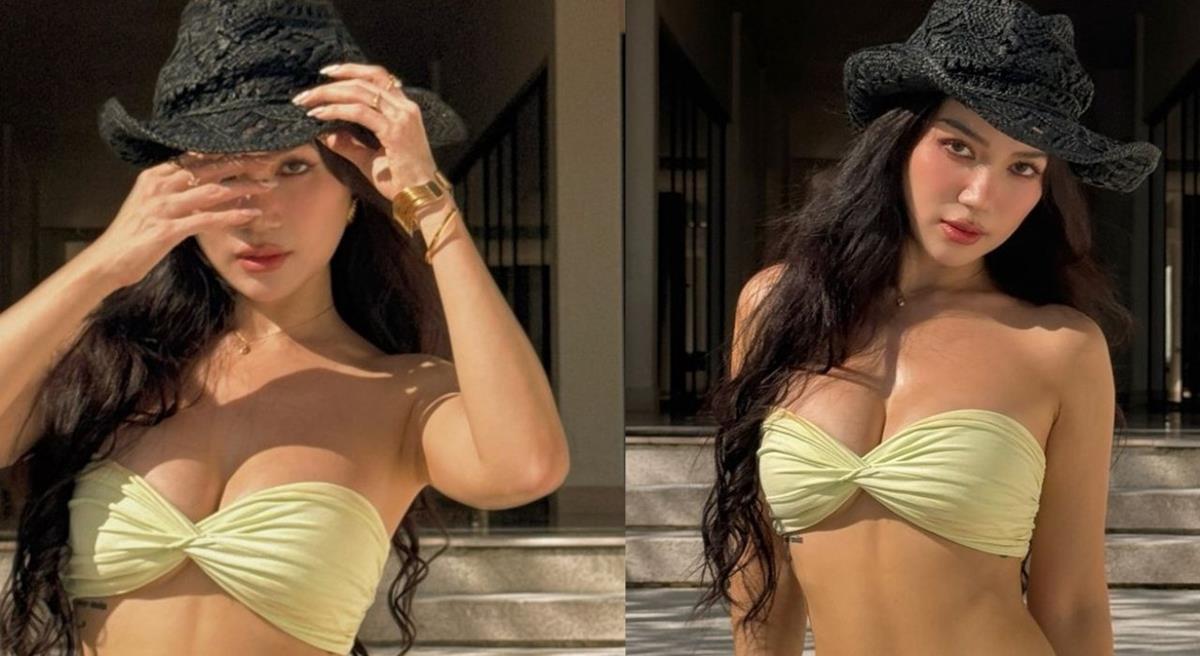 Sĩ Thanh "đốt mắt" với loạt ảnh diện đồ tắm, khoe đường cong đẹp nóng bỏng mắt