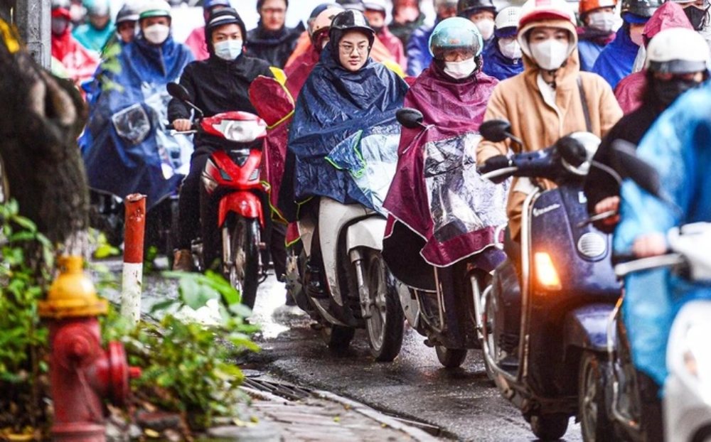 Miền Bắc mưa rét, nơi rét hại dưới 8°C