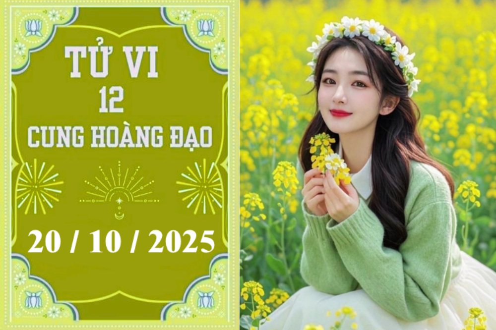 Tử vi ngày 20/10/2025 của 12 cung hoàng đạo: Song Ngư vận đỏ, Kim Ngưu muộn phiền