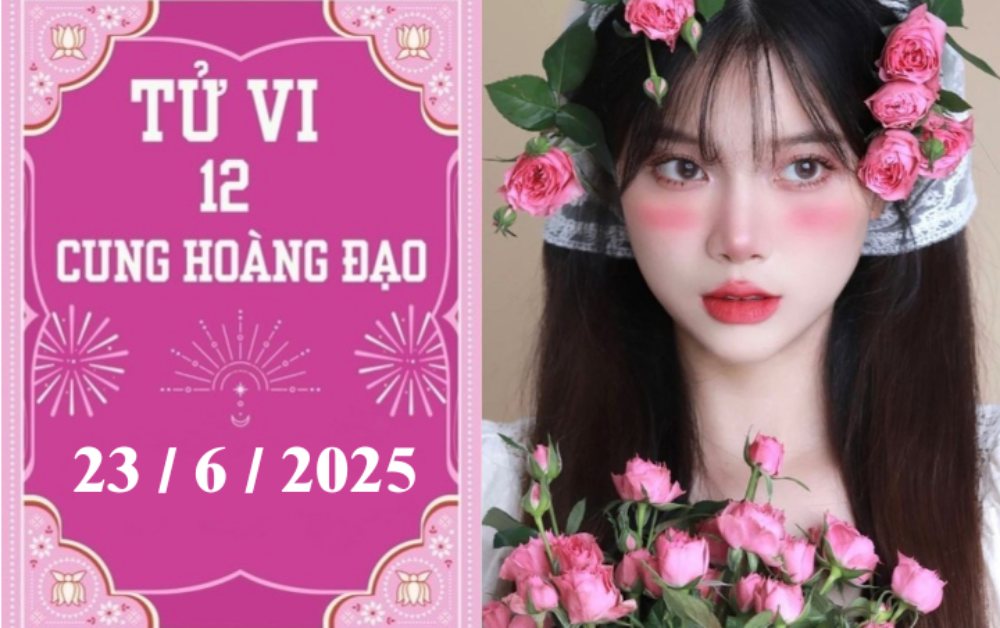 Tử vi ngày 23/6/2025 của 12 cung hoàng đạo: Kim Ngưu may mắn, Thiên Bình khởi sắc