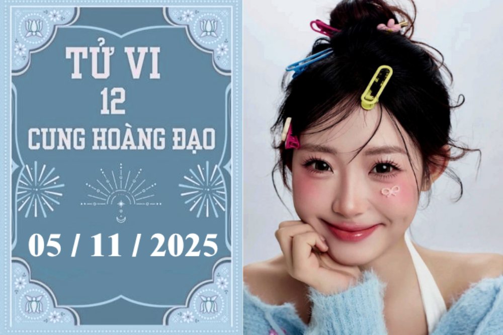 Tử vi ngày 5/11/2025 của 12 cung hoàng đạo: Nhân Mã may mắn, Sư Tử phòng thị phi
