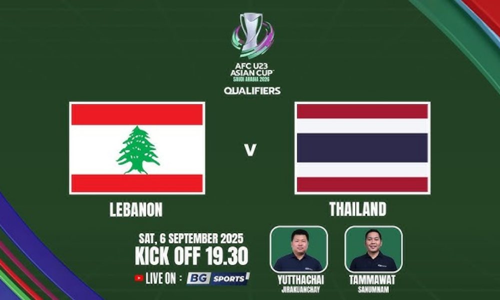 Nhận định U23 Lebanon vs U23 Thái Lan 19h30 ngày 6/9, vòng loại U23 châu Á 2026
