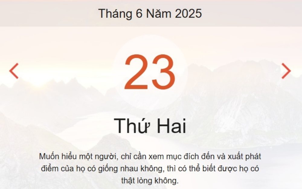 Lịch âm 23/6 - Âm lịch hôm nay 23/6 - lịch vạn niên ngày 23/6/2025