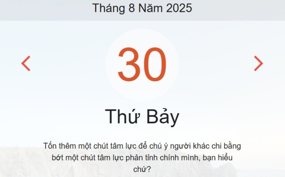 Âm lịch 30/8 – Xem lịch âm hôm nay 30/8 chính xác nhất, lịch vạn niên ngày 30/8/2025