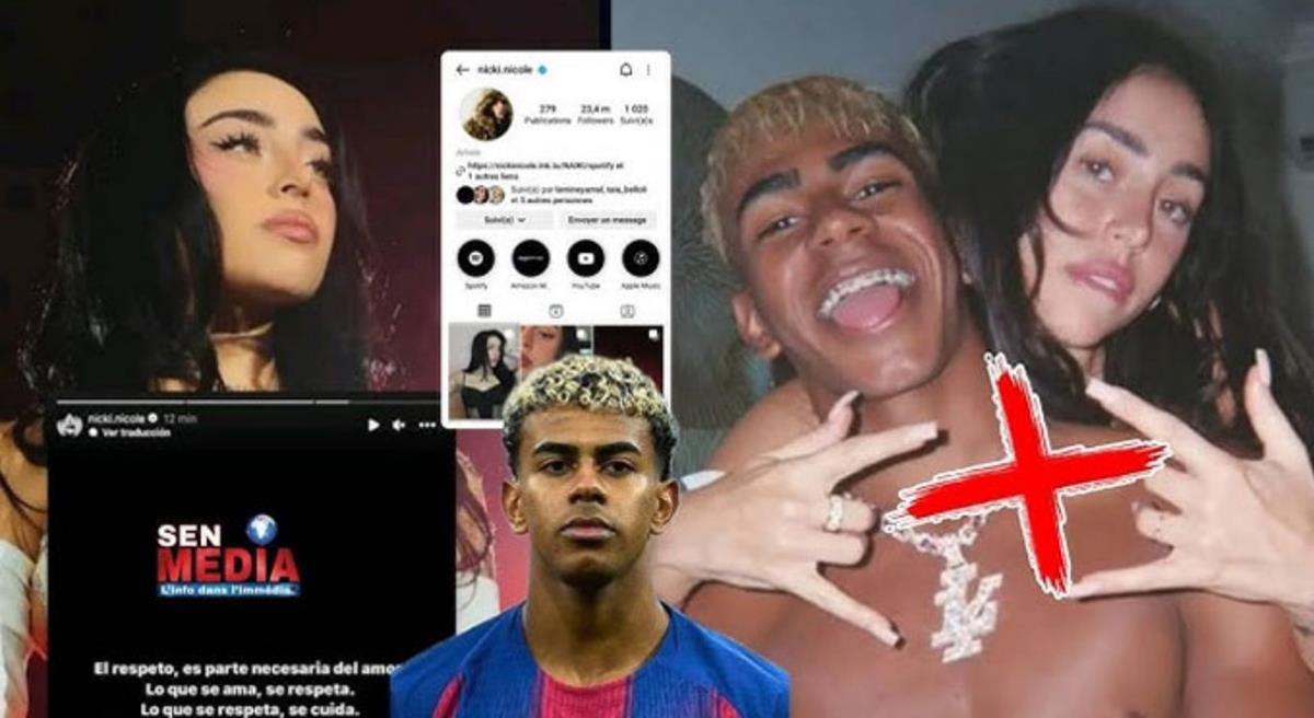 Yamal chia tay Nicki Nicole