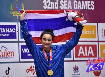 "Mỹ nhân ngư" Thái Lan phá kỷ lục tại SEA Games 32