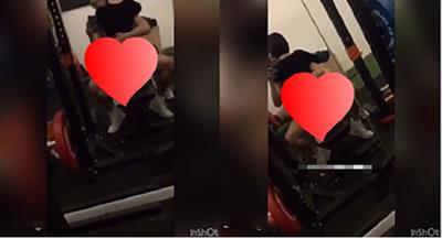Clip cặp đôi cùng "đẩy tạ" 49 giây tại phòng gym Full HD: Đừng để mình "tối cổ" nữa