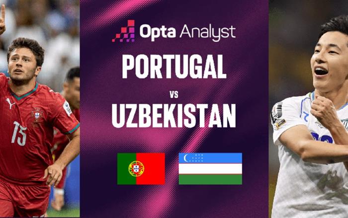 Dự đoán tỉ số Bồ Đào Nha vs Uzbekistan (Bảng K World Cup 2026): Đội Ronaldo thắng lớn