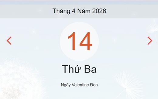 Xem ngay lịch âm dương hôm nay 14/04