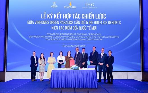 Vinhomes Green Paradise Cần Giờ bắt tay IHG, “kéo” 4 khách sạn quốc tế về siêu đô thị biển