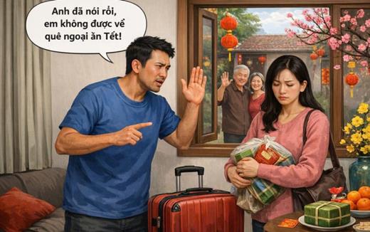 Chồng không cho vợ về nhà ngoại ăn Tết, cẩn thận bị phạt 10 triệu đồng