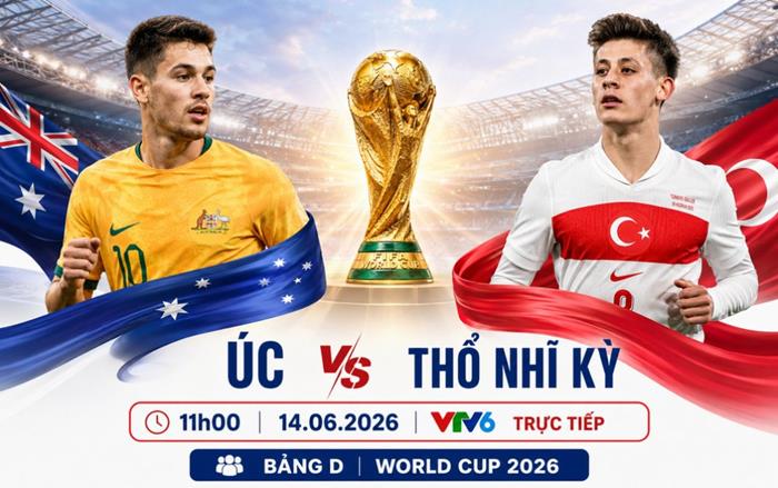 Nhận định, dự đoán trận Úc vs Thổ Nhĩ Kỳ 11h00 ngày 14/6, bảng D World Cup 2026: Chủ nhà chiếm ưu thế