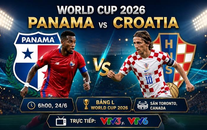 Nhận định trận Panama vs Croatia (6h, 24/6), bảng L World Cup 2026: Lực lượng, đối đầu, tỷ lệ chiến thắng
